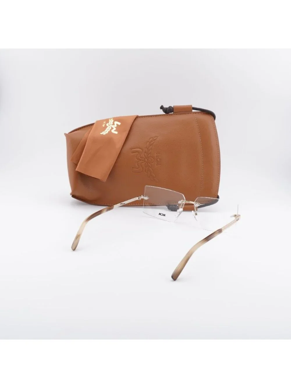 MCM MW5018-H 032 Rectangle Eyeglasses - Pale Gold 56mm